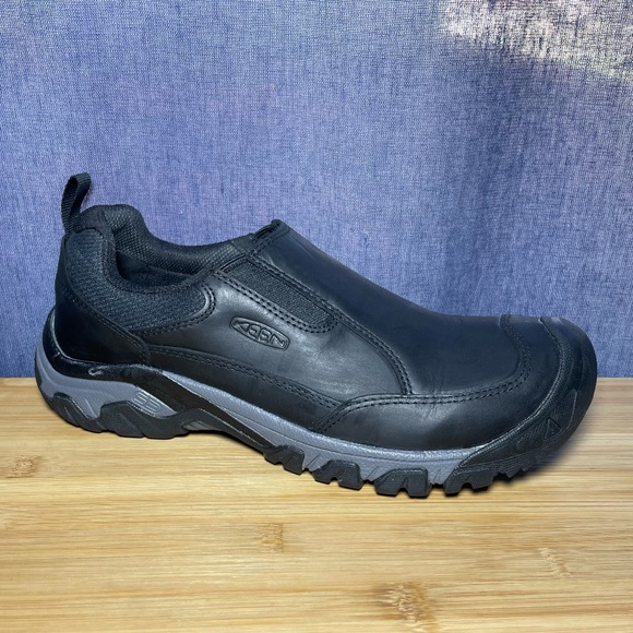 Keen Targhee III Sz 10 Slip On Shoes Black/Magnet Hiking Walking Work 1022657 main image 13